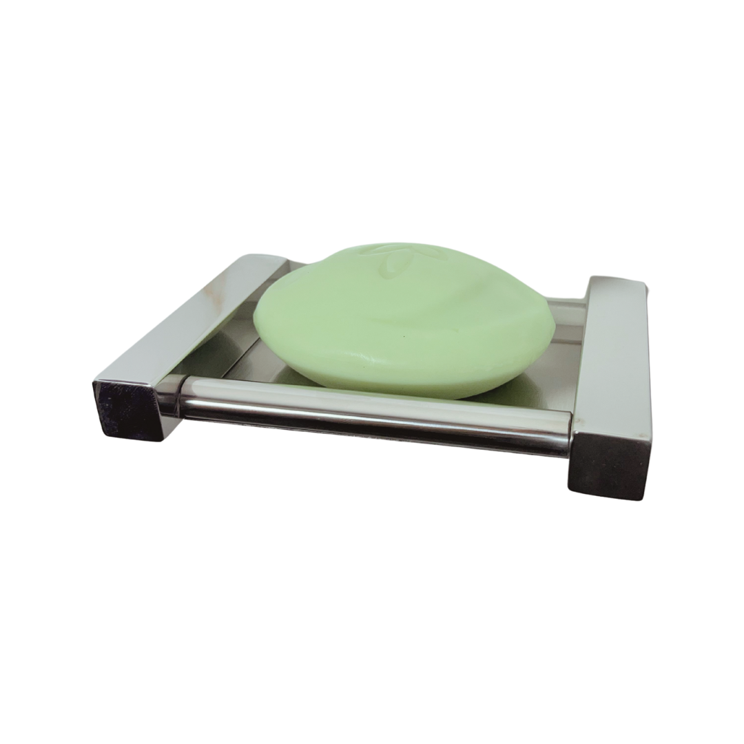 Saboneteira Linha Leblon Preto Fosco Aço Inox LS